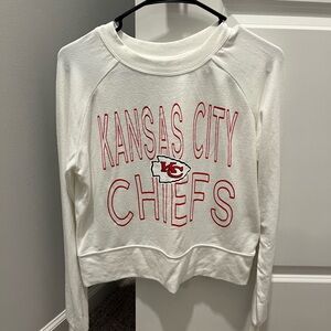 Kansas City Chiefs White Sweatshirt